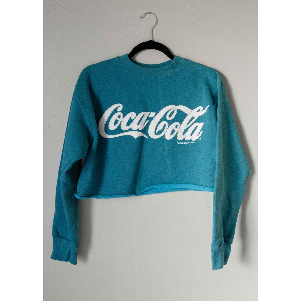 Vintage 1994 Cropped Coca Cola Crewneck Sweatshirt